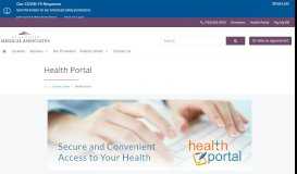
							         Health Portal | MountainView Medical Associates								  
							    