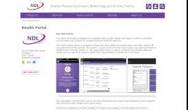 
							         Health Portal - NDL - NDL App Showcase								  
							    