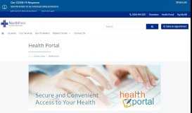
							         Health Portal | NorthPines Surgical Specialists								  
							    