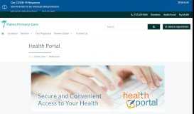 
							         Health Portal | Palms Primary Care								  
							    