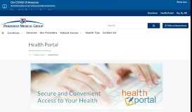
							         Health Portal | Parkridge Medical Group								  
							    