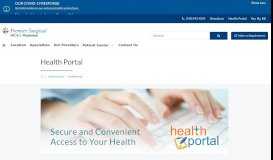 
							         Health Portal | Premier Orthopedic Partners of Virginia								  
							    