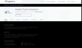 
							         Health Portal Solutions Reviews and Pricing - 2019 - Capterra								  
							    