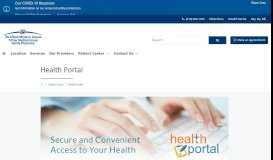 
							         Health Portal | TriStar Medical Group Family Physicians								  
							    