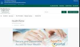 
							         Health Portal | Walterboro OB/GYN								  
							    
