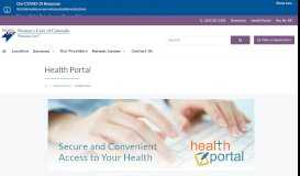 
							         Health Portal | Women's Care of Colorado								  
							    