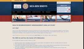 
							         Health Reimbursement Arrangement (HRA) Account | NECA-IBEW of ...								  
							    