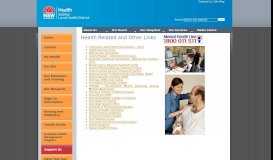 
							         Health Related and Other Links - Sydney Local Health District								  
							    