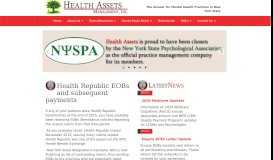 
							         Health Republic EOBs and subsequent payments - Health Assets								  
							    