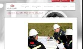 
							         Health, Safety and Environment - Cathedral Energy Services								  
							    