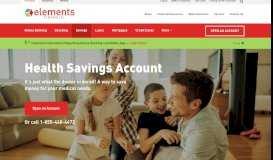 
							         Health Savings Account | Elements Financial								  
							    
