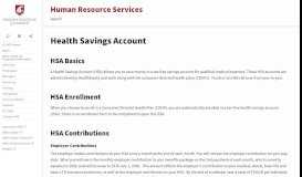
							         Health Savings Account – Human Resource Services, Washington ...								  
							    