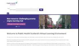 
							         Health Scotland Learning & Improvement - NHS Health Scotland								  
							    