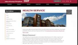
							         Health Service - Indiana University of Pennsylvania								  
							    