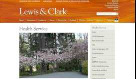 
							         Health Service - Lewis & Clark - LClark.edu								  
							    