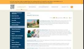 
							         Health Services | City of Sioux City website								  
							    