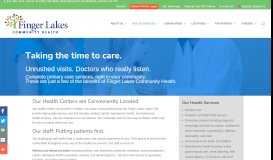 
							         health services - Finger Lakes Community Health								  
							    