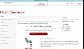 
							         Health Services | Haverford College								  
							    