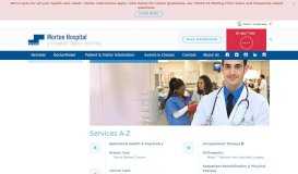 
							         Health Services in Taunton MA | Morton Family Hospital								  
							    