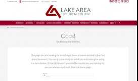 
							         Health Services - Lake Area Technical Institute								  
							    