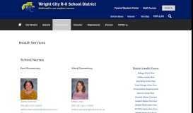 
							         Health Services / Nurses - Wright City R-II School District								  
							    