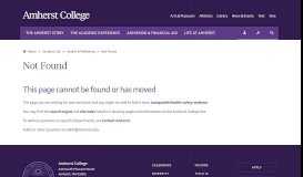 
							         Health Services | Services | Amherst College								  
							    