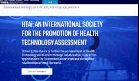 
							         Health Technology Assessment International (HTAi)								  
							    