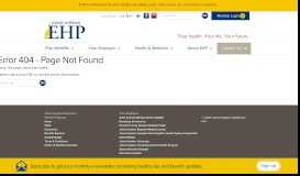 
							         Health Websites - Johns Hopkins Employer Health Programs (EHP)								  
							    