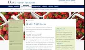 
							         Health & Wellness | Human Resources								  
							    