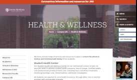 
							         Health & Wellness | Johns Hopkins University								  
							    
