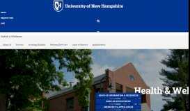 
							         Health & Wellness - University of New Hampshire								  
							    