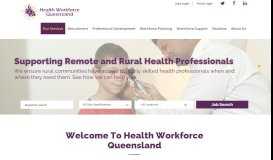 
							         Health Workforce Queensland								  
							    