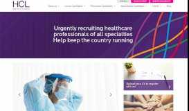 
							         Healthcare and Social Care Jobs & Locum Recruitment | HCL								  
							    