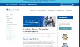 
							         Healthcare Career Opportunities In Greater Houston Area | Apply Today								  
							    