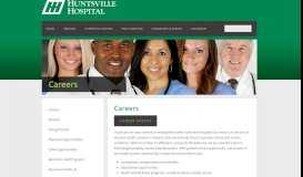 
							         Healthcare Careers and Employment Applications at Huntsville Hospital								  
							    