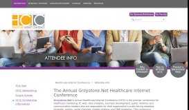 
							         Healthcare Internet Conference Overview (HCIC)								  
							    