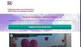 
							         Healthcare & NHS Contracts, Tenders & Procurement UK | Supply2Gov								  
							    