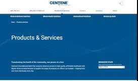 
							         Healthcare Plans & Services | Centene Health Insurance								  
							    
