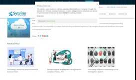 
							         Healthcare Portal built on Umbraco CMS | Sysvine Technologies								  
							    