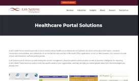 
							         Healthcare Portal Solutions | - iLink Systems								  
							    