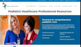 
							         Healthcare Professionals | Children's Hospital Colorado								  
							    