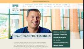 
							         Healthcare Professionals | Columbus Regional Health								  
							    