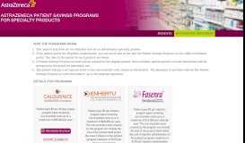 
							         Healthcare Providers - AstraZeneca Patient Savings Programs								  
							    