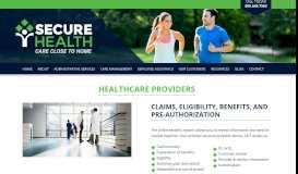 
							         Healthcare Providers - Secure Health								  
							    