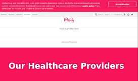 
							         Healthcare providers - Vitality								  
							    