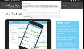 
							         Healthcare Scheduling Software - Avantas Smart Square								  
							    