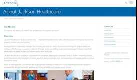 
							         Healthcare Staffing, Healthcare Workforce - About Jackson Healthcare								  
							    
