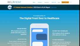 
							         Healthcare's Digital Front Door - Relatient								  
							    