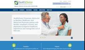 
							         HealthChoice - Home Page								  
							    