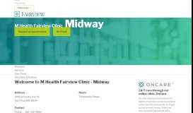 
							         HealthEast Clinic - Midway - Fairview								  
							    